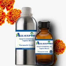 PURE TAGETS ESSENTIAL OIL Tagetes Minuta NATURAL HERBAL FRAGRANCE AROMA