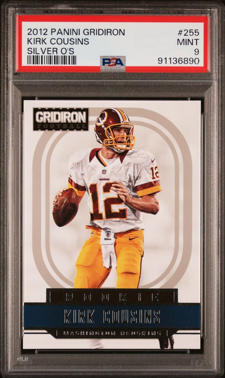 Kirk Cousins Panini Gridiron #255 Silver Os