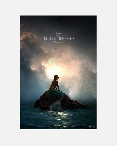 Authentic Movie Insiders Disney The Little Mermaid 2023 DS 27x40 Teaser 2 Poster - 第 1/2 張圖片