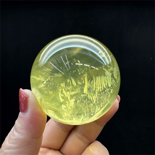 Sfera di citrino naturale 59 mm sfera di cristallo Reiki decorazione cristallo minerale healGift - Foto 8 di 8