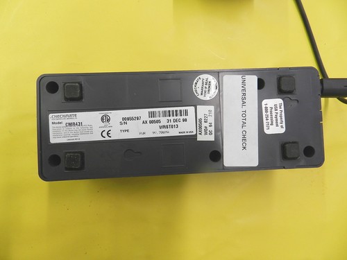 CHECKMATE CMR431 CHECK SCANNER READER W/ AC ADAPTER - Picture 5 of 5