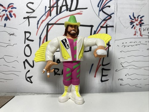 WWF MACHO MAN RANDY SAVAGE Hasbro Wrestling Figure...