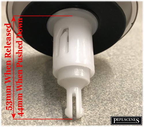 NEW Push Roca Laura Pop Up Plug 64mm Click Clack *All Dimensions In Advert* - Picture 5 of 8