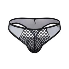 Men sexy Mesh Briefs Jockstrap Underwear Underpants Bikini Thong String