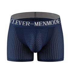 Boxer Uomo Sexy In Rete Traspirante Con Push Up Imbottito – Confezione Da 4, Vita Regolabile, Biancheria Intima Hip Enhancer, Cotone - 3