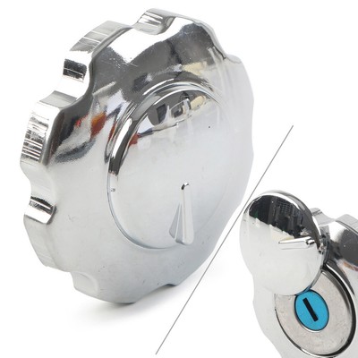 Gas Fuel Tank Cap Cover Locking W/ 2 Keys Universal Fit Motorcycle Motorbike ATV