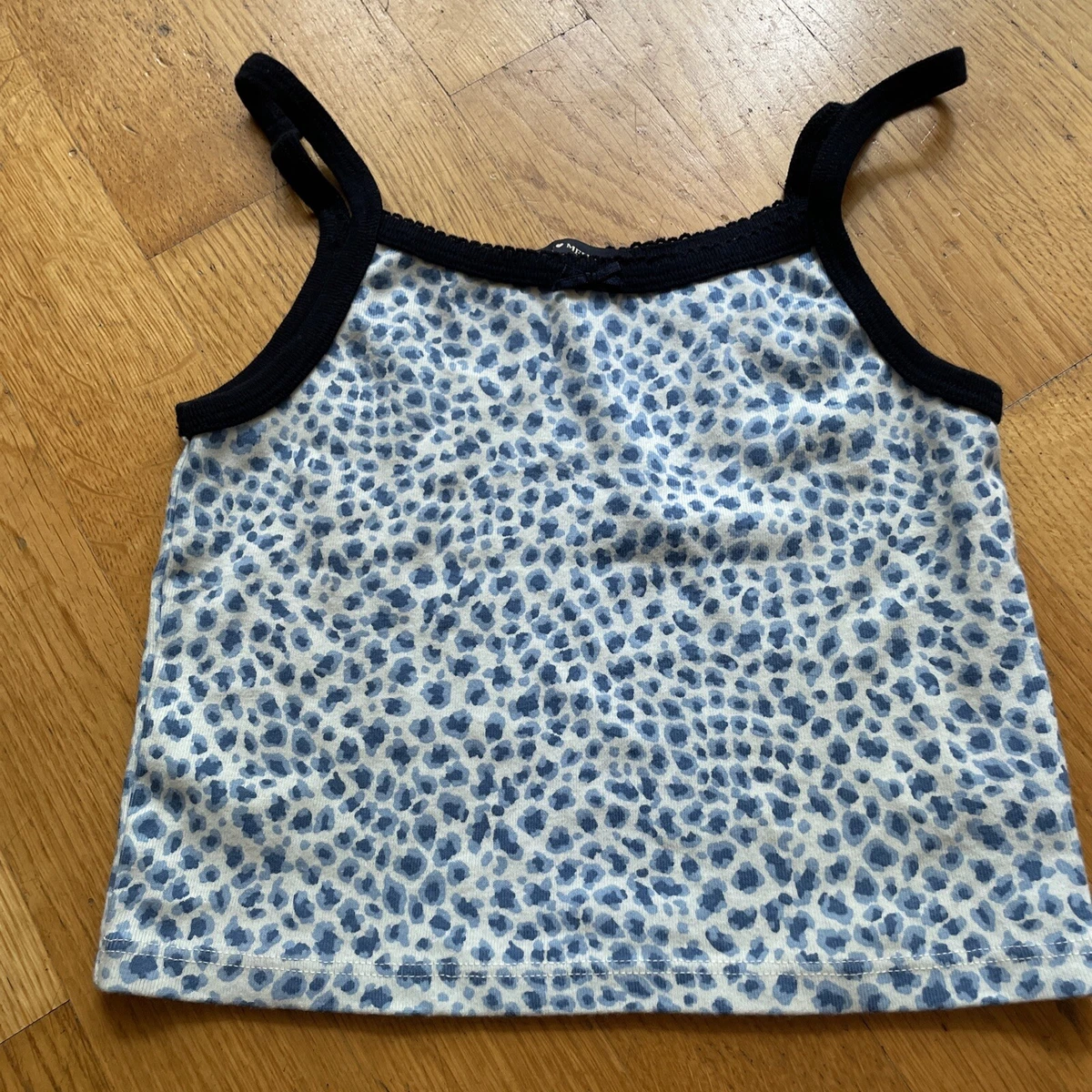 BRANDY MELVILLE Blue Cheetah Leopard Belle Tank Top in One Size