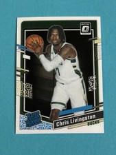 2023-24 Panini Donruss Optic Chris Livingston Rated Rookie #222 Milwaukee RC (K)