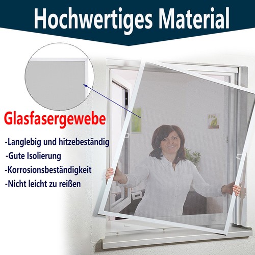 Fliegengitter Insektenschutz Fenster Alu Rahmen Bausatz Mückenschutz Gitter DHL - Bild 4 von 16