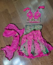 Girls lengha choli Indian , pink