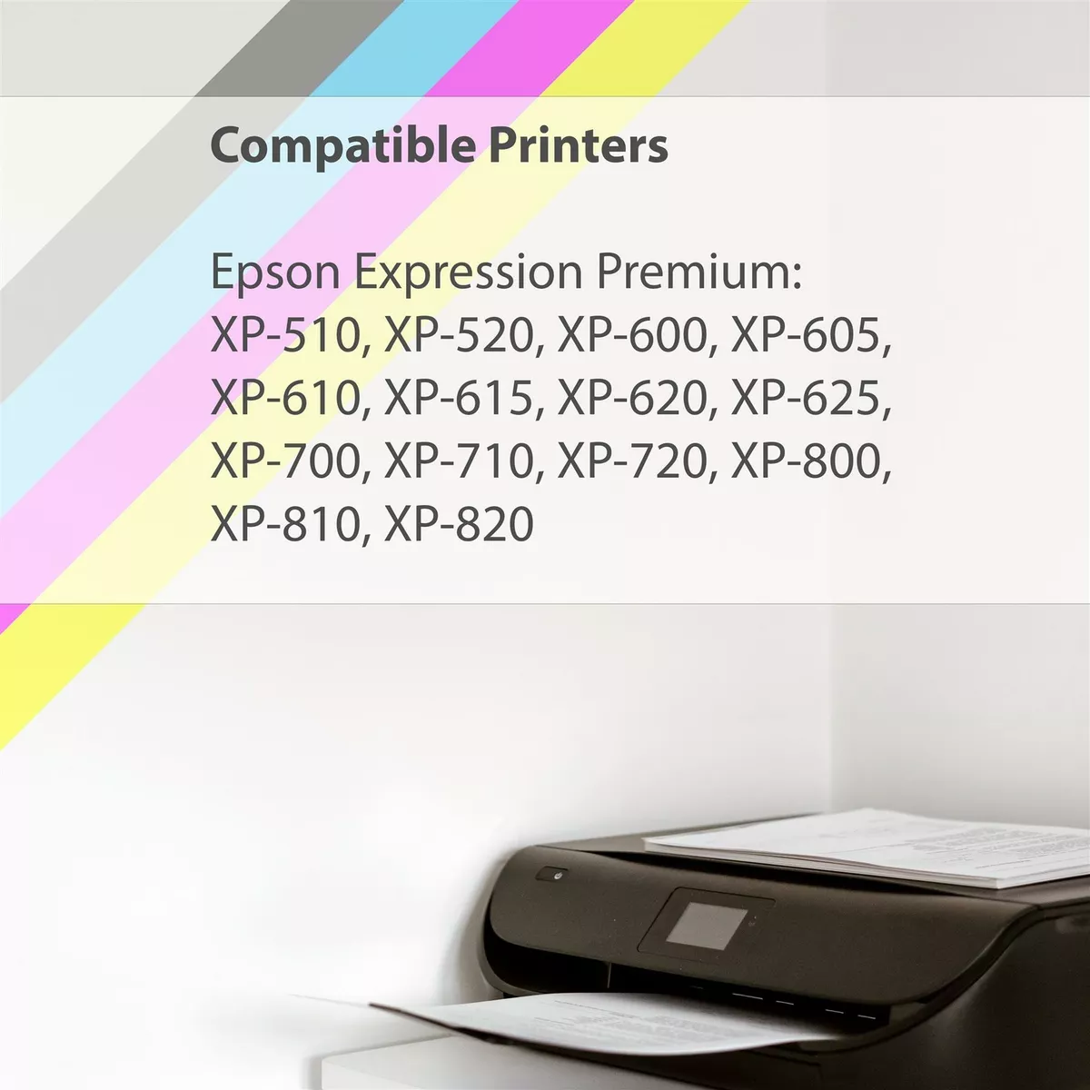 4 Cyan Cartouches d'encre pour Epson Expression Premium XP-520 XP-600 XP-615