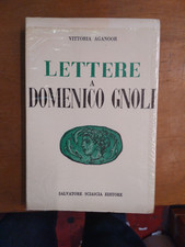 VITTORIA AGANOOR- LETTERE A DOMENICO GNOLI- SCIASCIA 1967