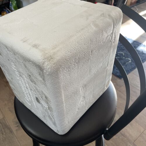 Styrofoam Shipping Box Cooler With Lid 11.25" X9.25" X 10” Exterior - Picture 3 of 5