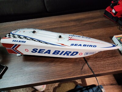 en 鳥船 雀 Radio Control White Speed Boat Pottery Barn Open Box Sea Bird 1:25