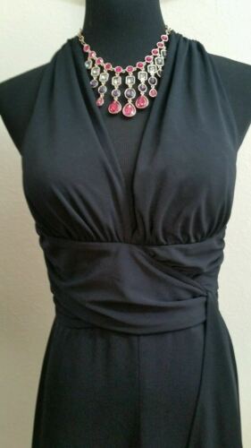 Robe boutiques mi-mollet Maison Blanche Marché Noir Taille 6 Bretelles Croisées Dos,