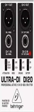 Behringer Ultra-DI DI20 Professional Active 2-Channel DI-Box/Splitter