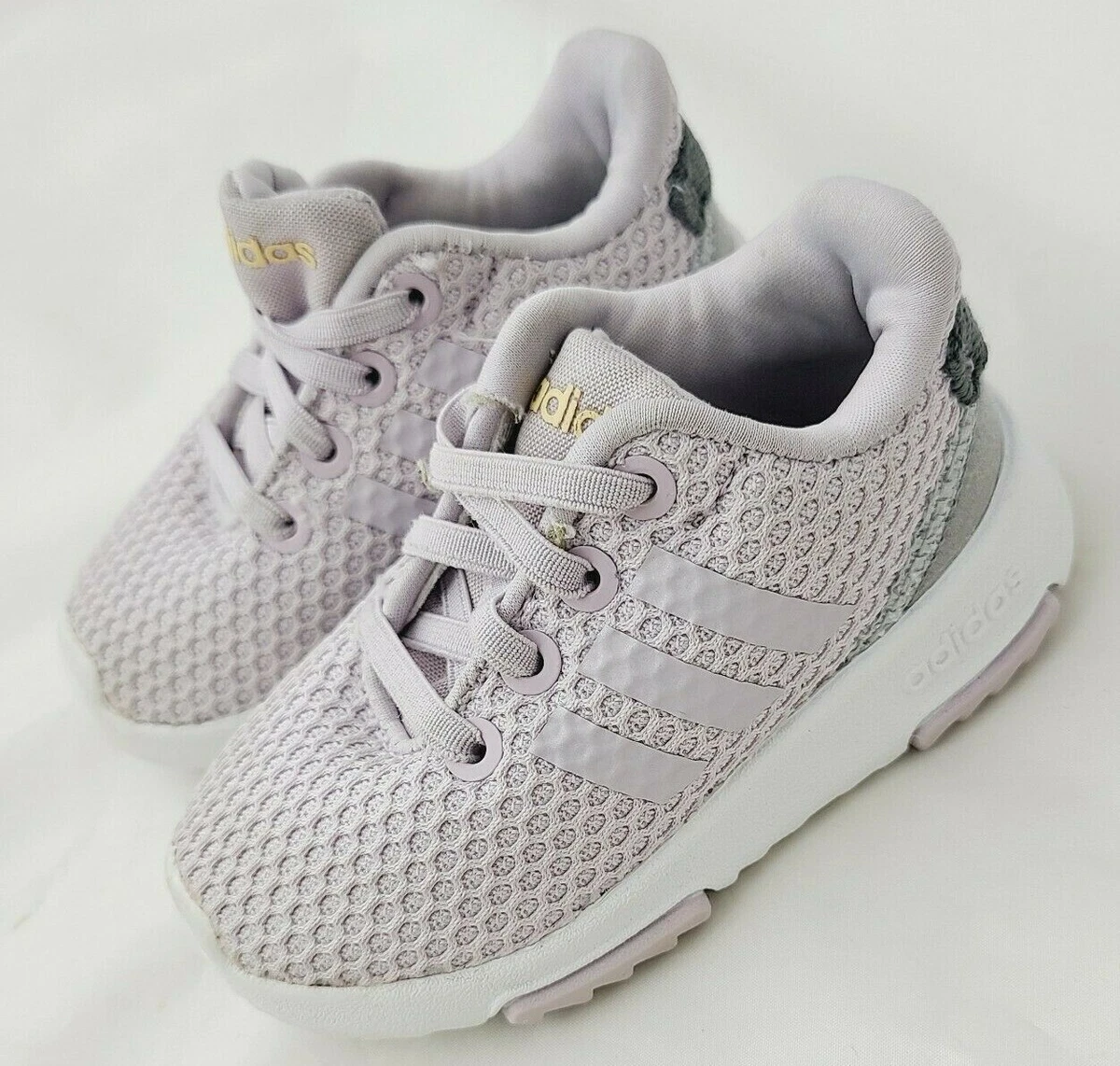 Parche Incompetencia Masacre Adidas Racer TR Infant Baby Shoes Size 5K Sneaker Light Purple | eBay