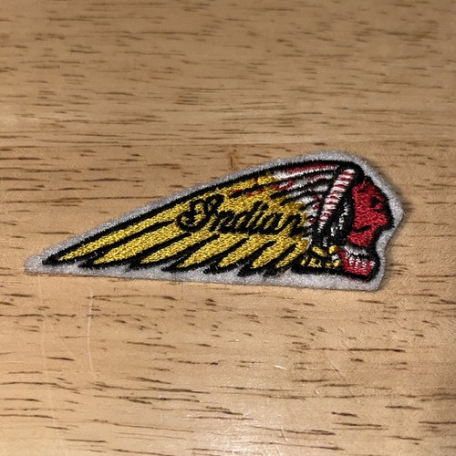 Indian Motorcycle Patch Chopper Bikers Dirt Bike Hog Vintage NOS Original