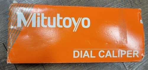 MITUTOYO 505-742-54J Dial Caliper,6 In,Red,0.100 In/Rev 4CGJ4