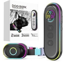 2-in-1 Dog Shock Collar  Bark Collar - Anti-Bark Collar with 2000FT Remote, ...