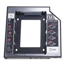 12.7mm HDD Hard Drive Metal Mounting Bracket Adapter 2.5" Drive Bay for Case Hol