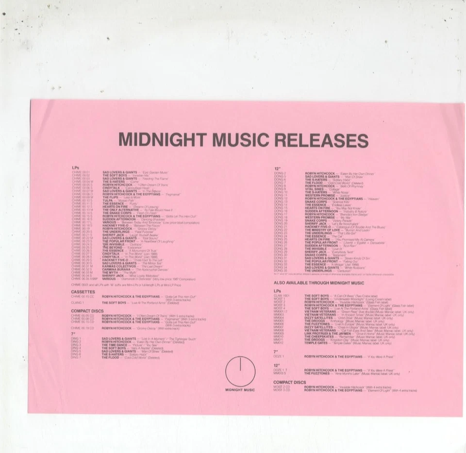 DIAMONDS IN DARKNESS - 12" VINYL LP (MIDNIGHT MUSIC SAMPLER) - Image 4 of 4