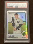 2022 Topps Heritage - Aaron Judge #44 Chrome Refractor /673 PSA  10 Pop 3!