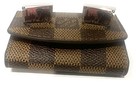 LOUIS VUITTON Sterling Silver Cufflinks Ship City Luggage DAMIER Bag Hermes Box — photo 7