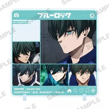 Acrylic stand/acrylic panel Rin Itoshi Chara in stand “BLUELOCK”