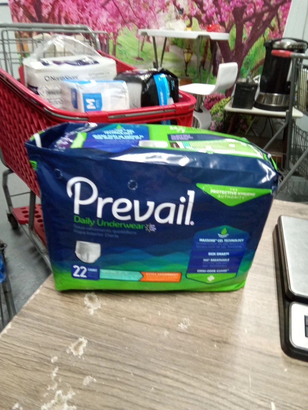 3 Pack, 66 Total, Prevail Youth Small Extra Absorbency 22 Ct,20x34 156. Dt
