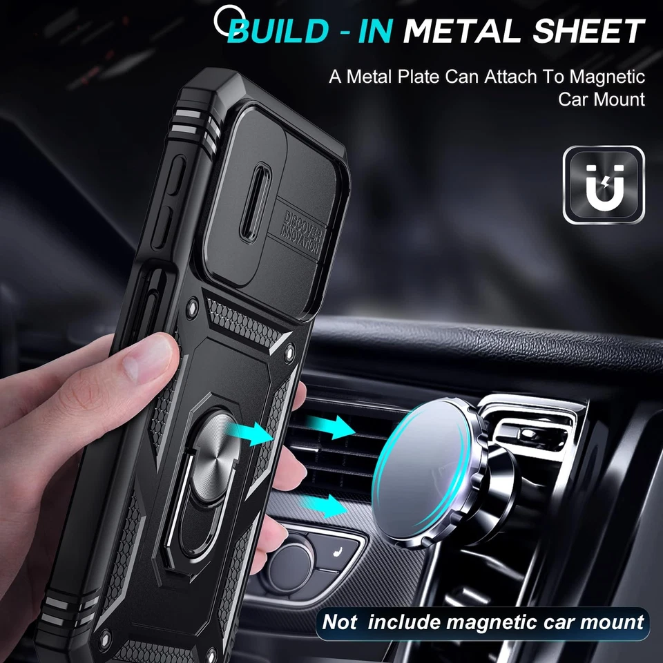 Cover per Samsung A25 5G con Vetro Temperato [2 Pack] Custodia Samsung Galaxy A - Immagine 4 di 4