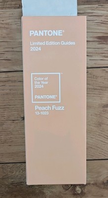 Pantone FHI Color Guide Set Limited Edition 2024 Peach Fuzz SEALED 13-1023 7076