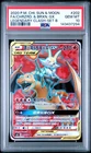 2020 POKEMON CHINESE SUN & MOON SET B #202 FA/CHARIZARD & BRAIXEN GX PSA 10