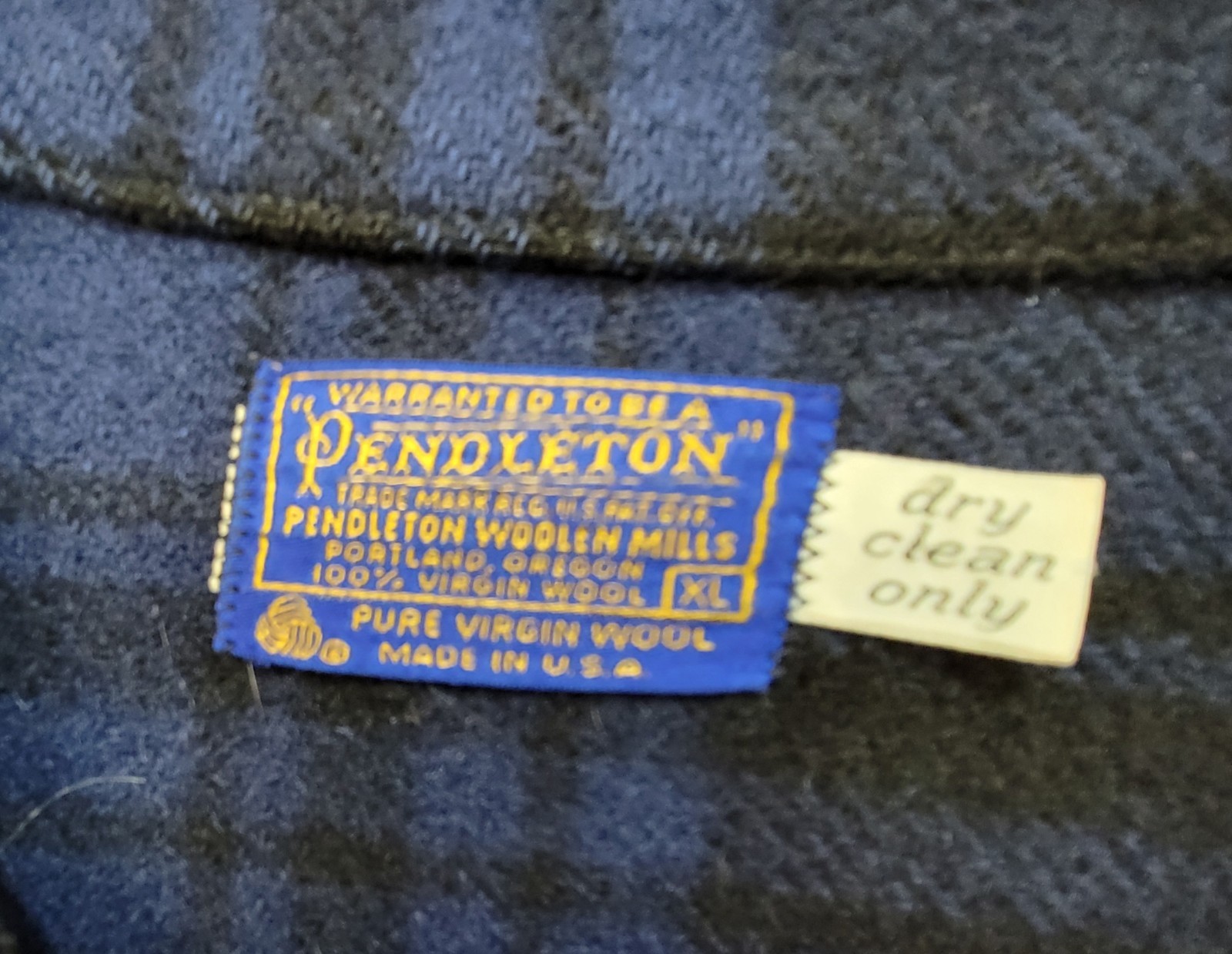 Pendleton Vintage Virgin Wool Button Plaid Shirt … - image 3