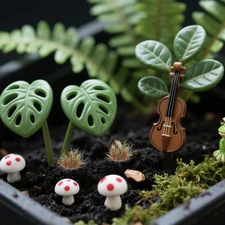 70 Pcs Miniature Static Grass For Model Railway Scenery And Dioramas