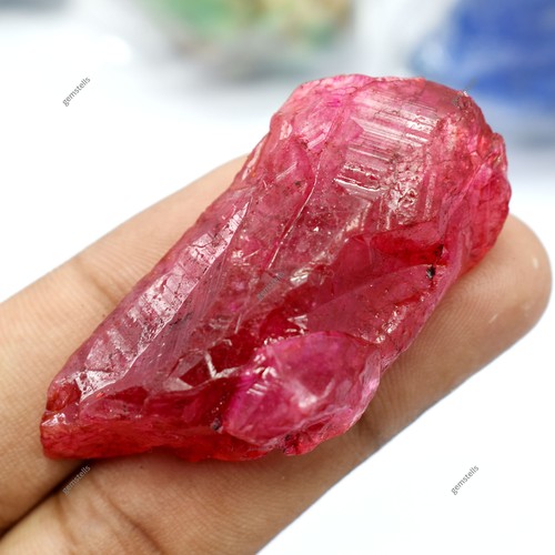 119.65 Carat Natural Huge Size Ruby Red Uncut Rough Loose Gemstone CERTIFIED - Picture 5 of 7