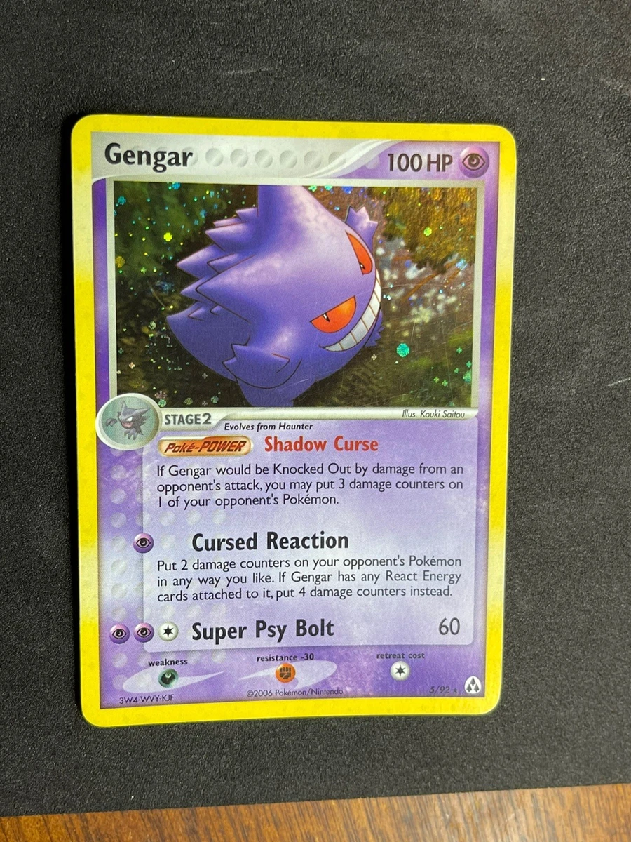 耿鬼神奇宝贝TCG EX 传奇制作者个人收藏卡牌游戏卡| eBay