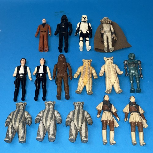 Vintage Star Wars Figure Lot Good For Customizing