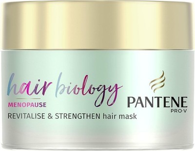 Pantene Haarbiologie Wechseljahre revitalisieren & stärken Haarmaske für Haare