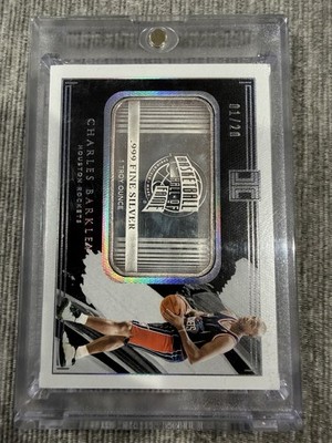 2020-2021 Panini Impeccable 1 Troy Ounce Fine Silver Charles Barkley Card 01/20