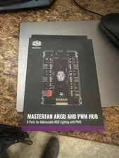 ARGB and PWM Fan HUB,6 Ports for Addressable RGB Lighting