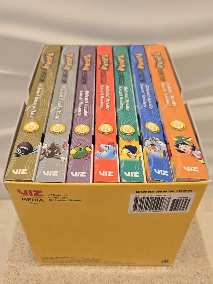 Pokémon Adventures Books Volumes 8-14 Manga Box Set No Poster - Image 4 of 4