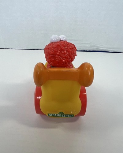 Hasbro Sesamstraße Werkstatt Elmo gelb Rennwagen Fahrzeug 2011 gebraucht LESEN - Bild 5 von 7