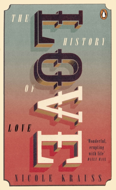 The History of Love by Nicole Krauss (Paperback Book)