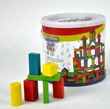 Seau Avec Blocs En Bois 50 Pièces