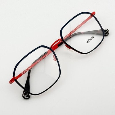 WOOW Eyewear Rush Hour 2 Eyeglass Frame RARE Colorful Eyewear 54mm Specs