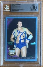 COWBOY BOB ORTON SIGNED 2010 TOPPS BLUE #1142/2010 WWE BAS BGS AUTOGRAPH AUTO