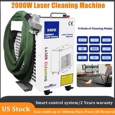 2000W Fiber Laser Cleaning Machine Rust Oil Paint Removal Laser Cleaner Handheld
