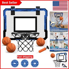 Mini Basketball Hoop for Door - Complete Set with 3 Balls for Family Fun