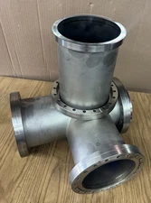 6" Conflat 4-way Spherical Vacuum Chamber